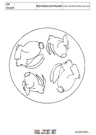 Mandala boyama sayfaları